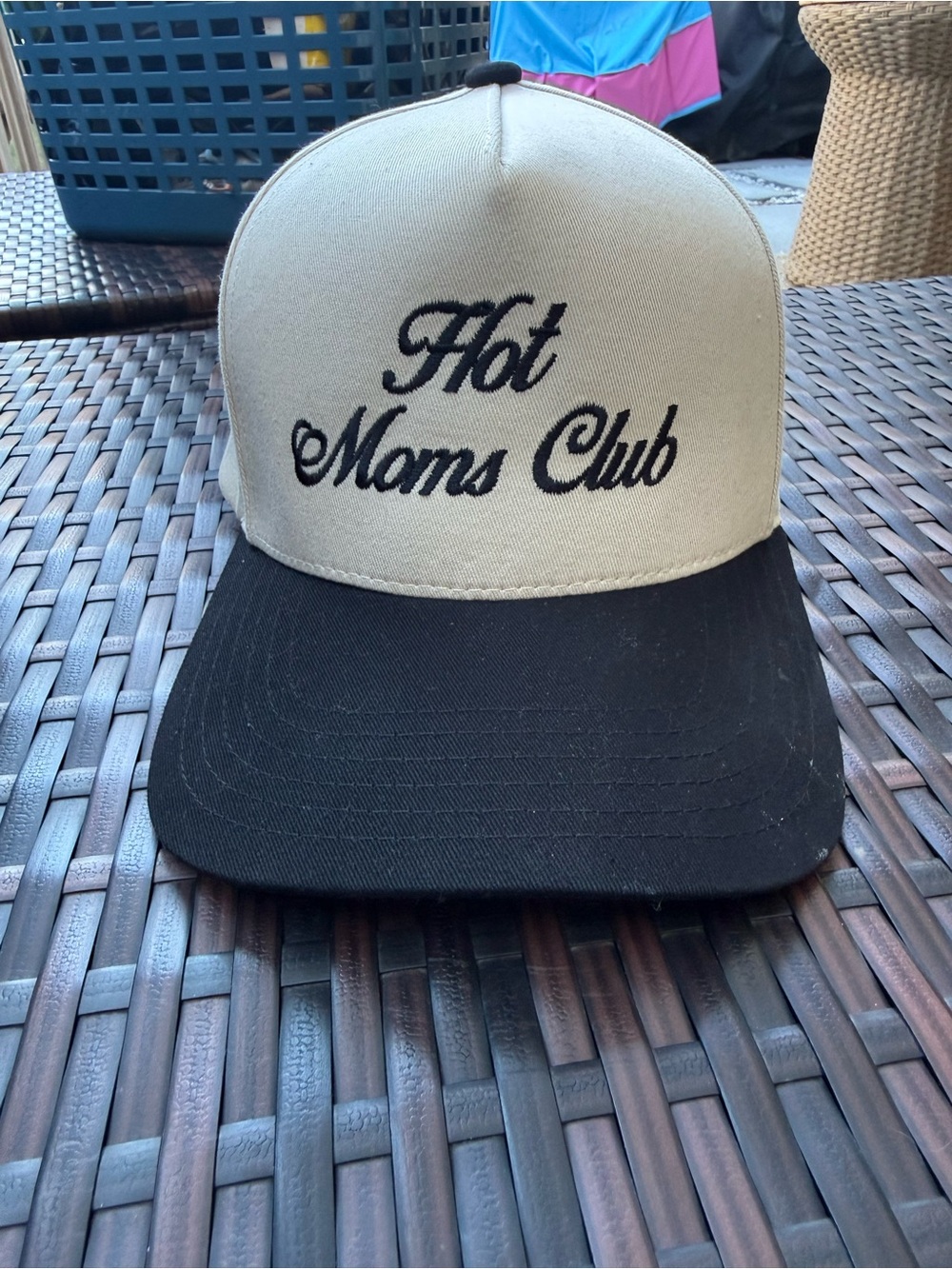 Hot Moms Club Embroidered AdjustableHat